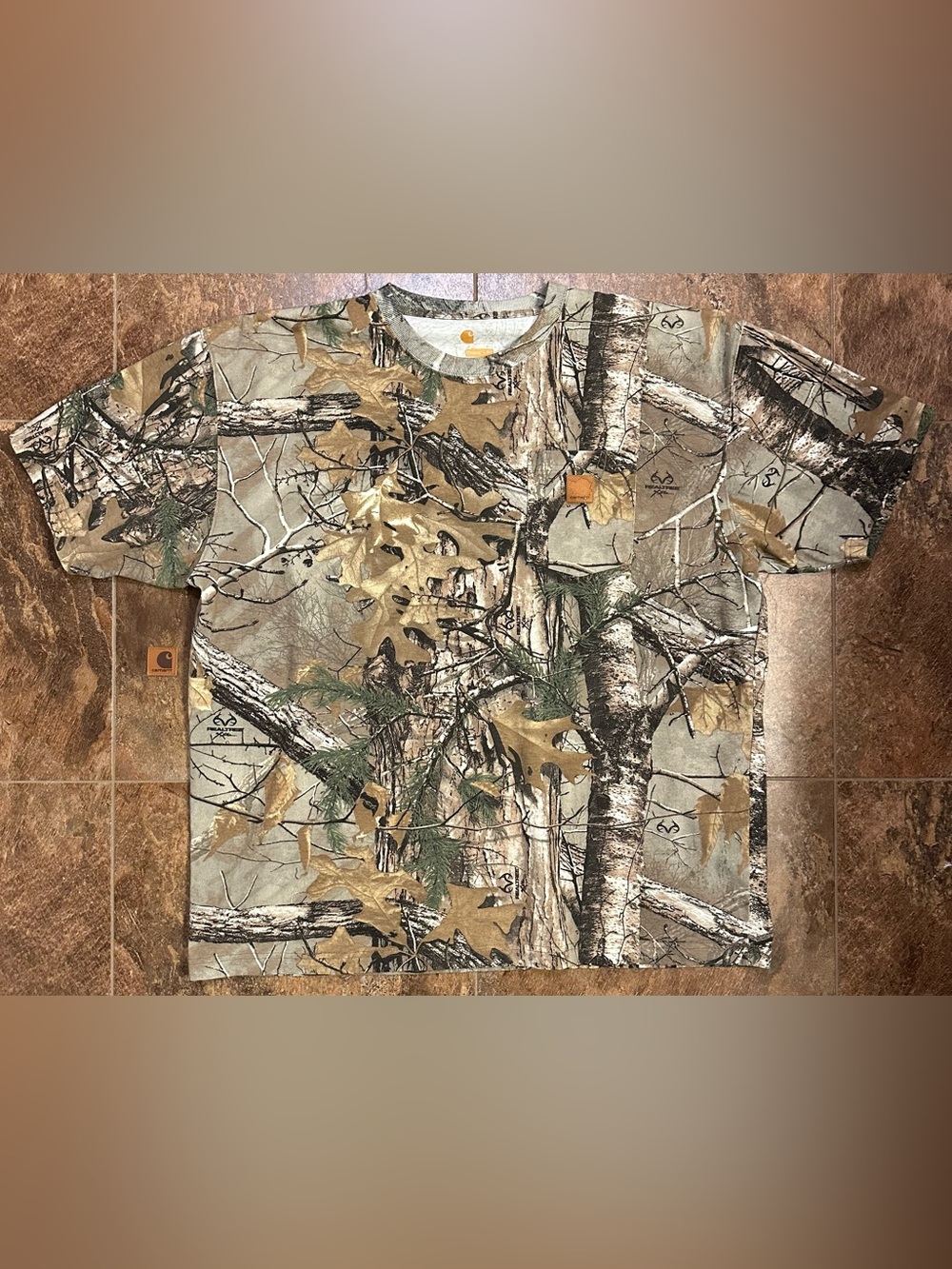 Carhartt Vintage Realtree Camo Pocket T Shirt XL Read